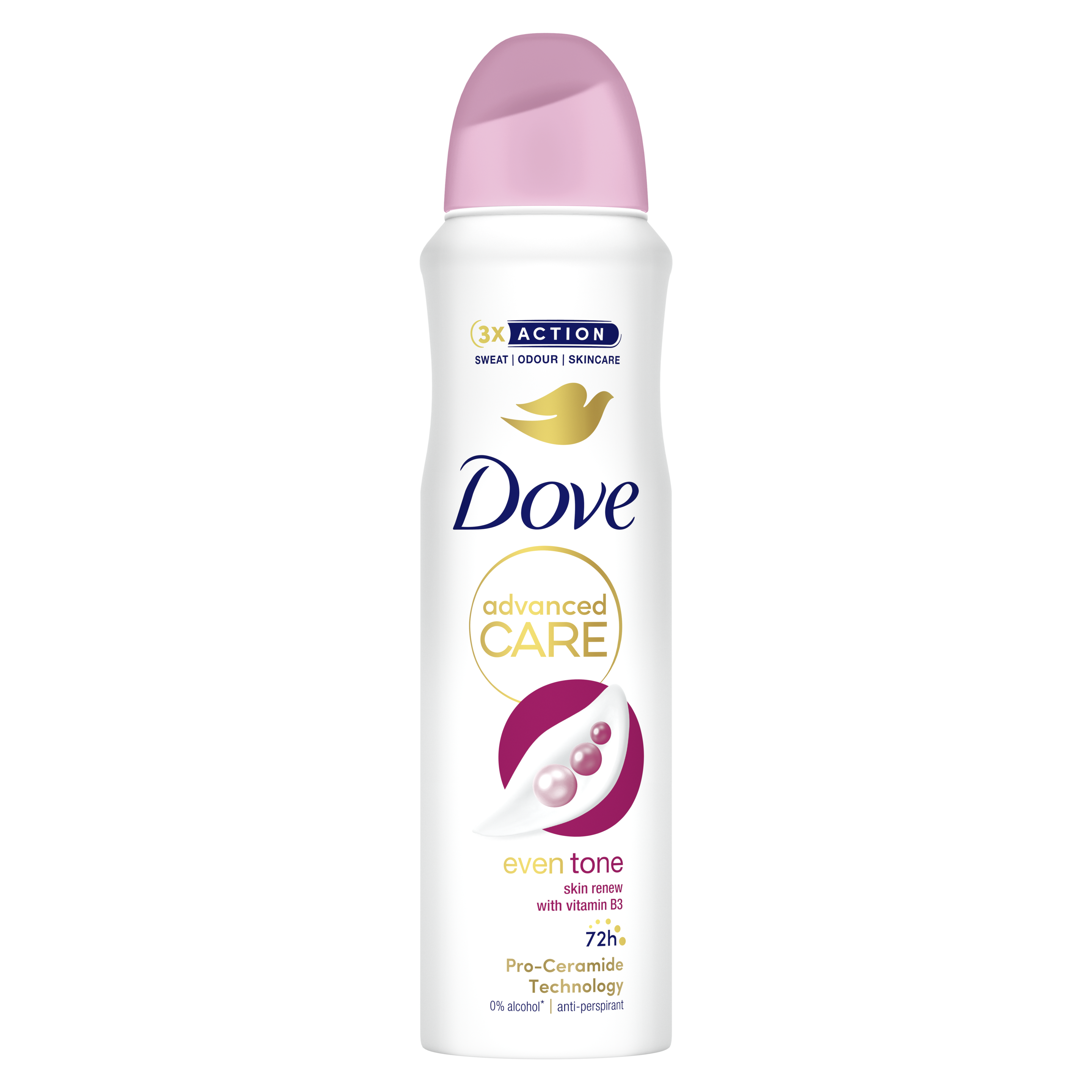 Dove Body Spray Women -Even Tone 150 Ml, 6/cs. – Solid Trade