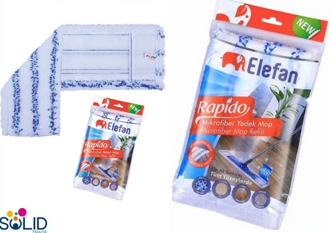 Rapido Household Microfiber Mop Refill 48/cs. Rapido Household Microfiber Mop Refill 48/cs.