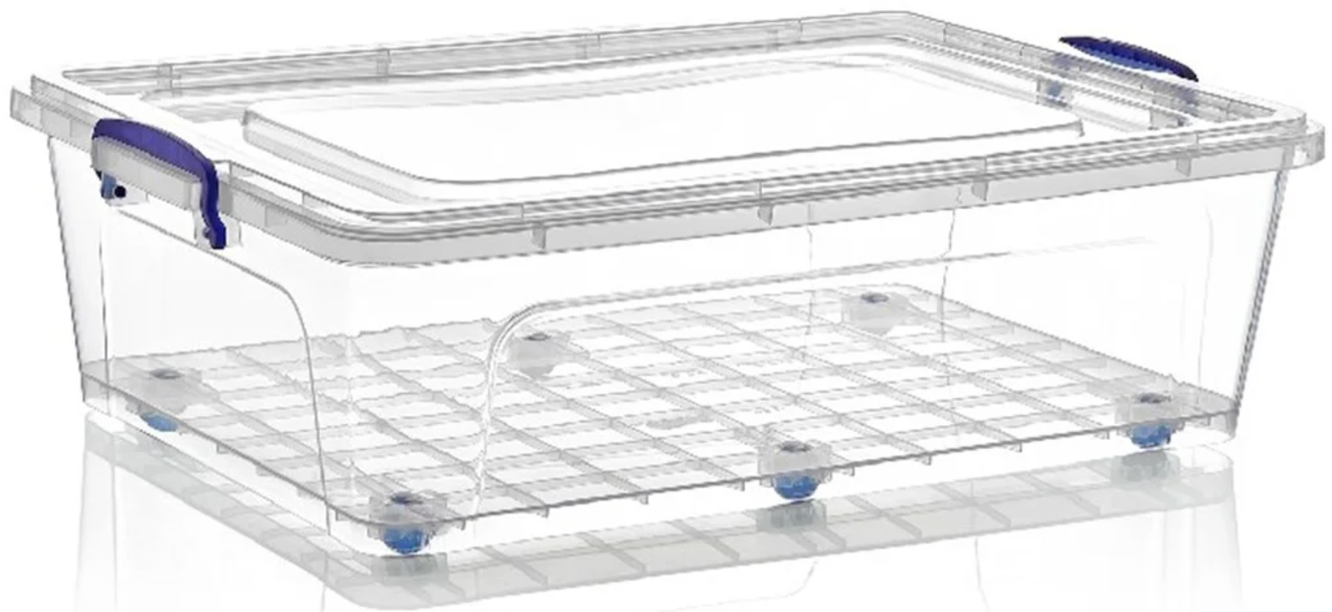 Clear Plastic PVC Box - 4 Baronial, A1 Size Stationery [FB38]