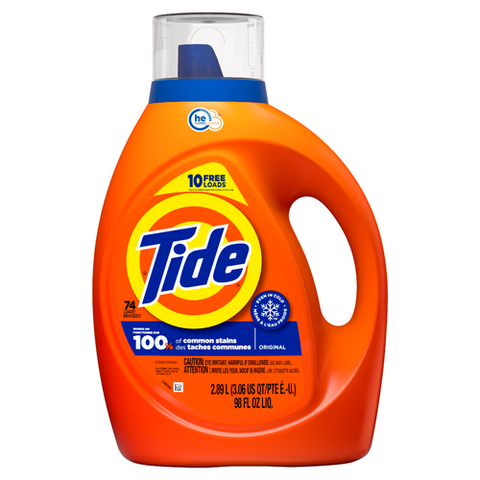 Tide Liquid Detergent -Original 98 Oz , 4/cs.