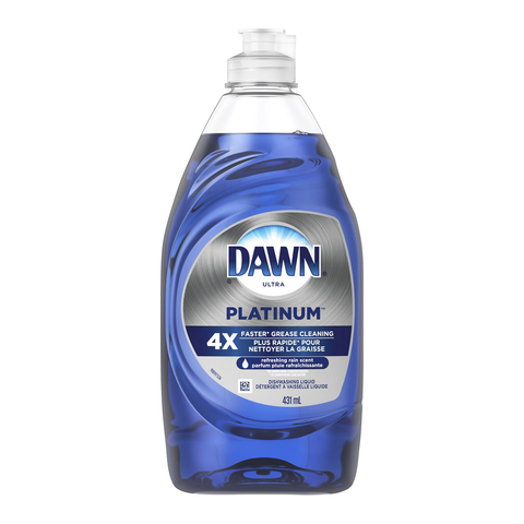 Dawn Platinum Dish Liquid -Refreshing Rain 431 Ml (14.6 Oz), 10/cs.
