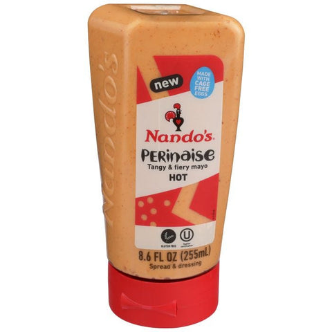 Nando's Perinaise Sauce Tangy and Fiery Mayo Hot  8.6 Oz, 6/cs EXP: 6/12/2026