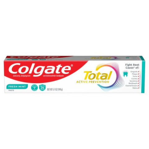 Colgate Toothpaste Mint Stripe Gel, 5.1 Oz, 24/cs.