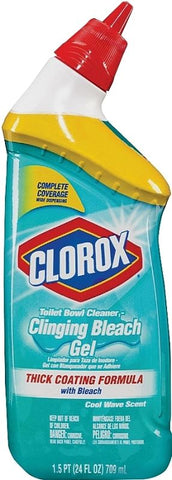Clorox Toilet BowlÂ Cleaner -Cleanging Bleach 24 Oz, 12/cs.