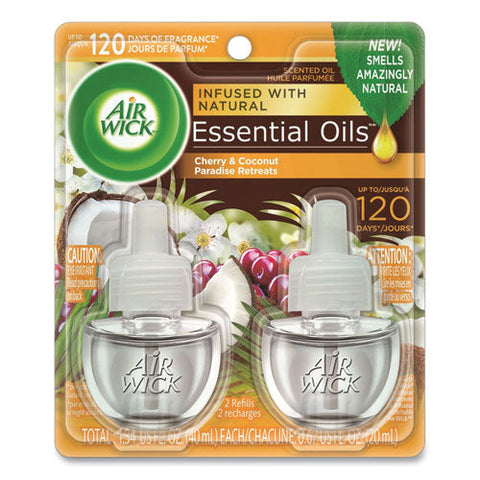 Airwick Scented Oil -Almond Cherry 2 Pk, 6/cs.