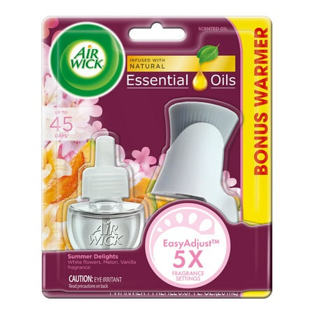 Airwick Scented Oil Starter Kit -Summer Delight 1 Ct, 6/cs.