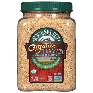Rice Select Organic Basmati Brown Rice 32 Oz, 4/cs  EXP: 08/21/2027