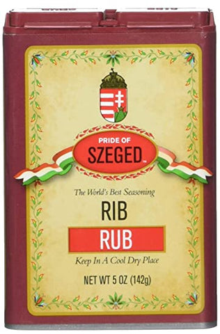 Szeged Rib Rub Spices 5 Oz, 6/cs  EXP: 02/01/2027