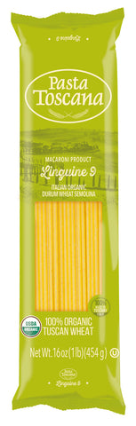 Pasta Toscana Organic Pasta -Linguine 1 Lb, 12/cs. EXP: 4/8/2028