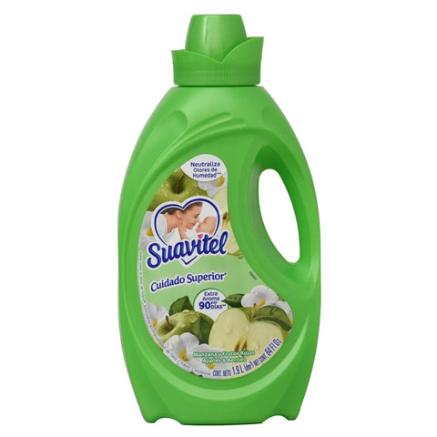 Suavitel Fabric Softener -Green Apple  64 Oz, 6/cs.