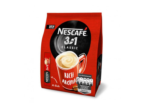 Nescafe 3 in1 Classic 10 CT,18/cs EXP: 08/26 EU