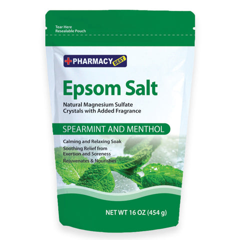 Pharmacy Best Epsom Salt - Spearmint 1 Lb, 12/cs