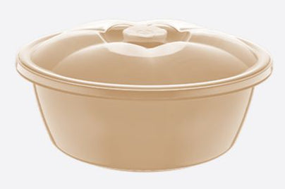 Plastic Basin w/Lid 2.7 LT, 60/cs.