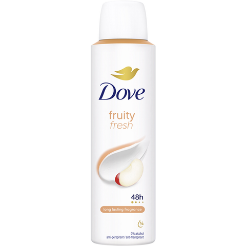 Dove Body Spray Women -Fruity Fresh 150 Ml, 6/cs