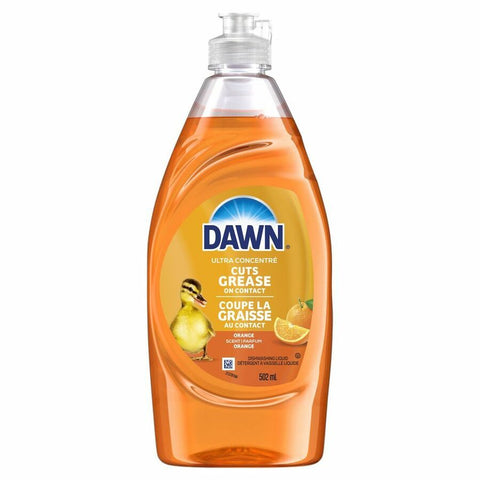 Dawn Ultra Dish Liquid -Orange 502 Ml (17 Oz), 10/cs.