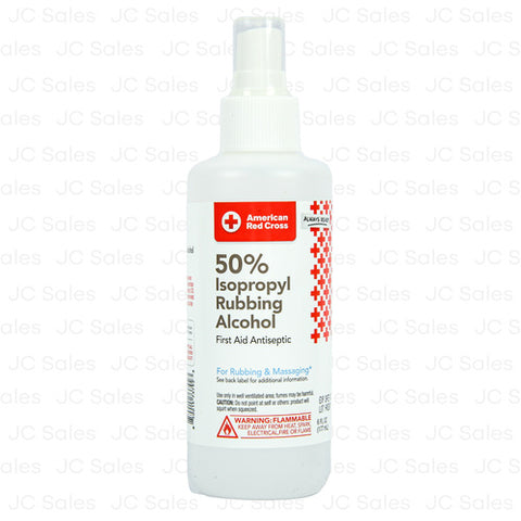 American Red Cross 50% Isopropyl Alcohol 6 Oz, 12/cs