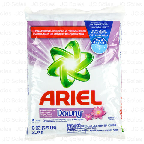 Ariel 2X Power Powder Detergent w/Downy 250 Gm, 48/cs.