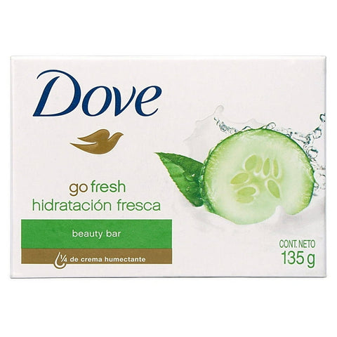 Dove Bar Soap -Fresh Touch Cucumber- Cool Moisture 135 Gm, 48/cs.