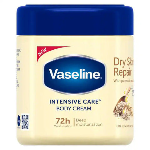 Vaseline Body Cream -Dry Skin Repair 400 Ml, 6/cs.