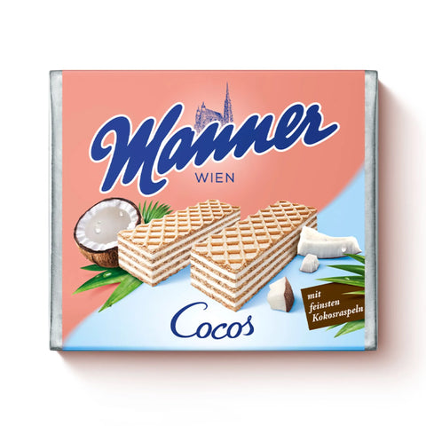 Manner Kokoscreme Wafers 75 G, 12/cs  EXP: 04/16/2027