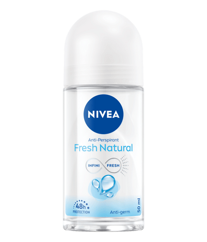 Nivea Roll-On Women -Fresh Natural 50 Ml, 12/cs.