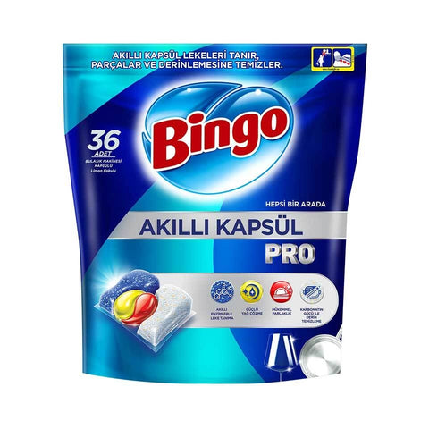 Bingo Smart Pro Diswasher Capsule 36 CT, 5/cs.