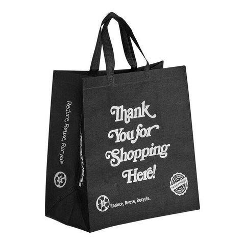 3N Nonwoven Handled 3D Bag -Black 300/cs.