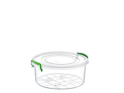 Plastic Round Storage Box 2.4 LT, 60/cs.