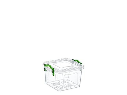 Plastic Square Storage Box 1.2 Lt, 60/cs.