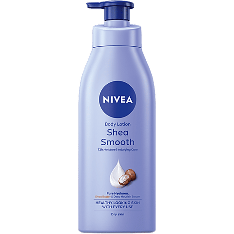 Nivea Lotion -Shea Smooth Milk w/Pump 400 Ml, 12/cs.