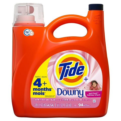 Tide Liquid Detergent -April Fresh 132 Oz, 4/cs.