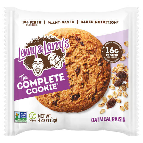 Lenny & Larry's The Complete Cookie Oatmeal Raisin  4 Oz, 12/cs. EXP: 03/10/2027