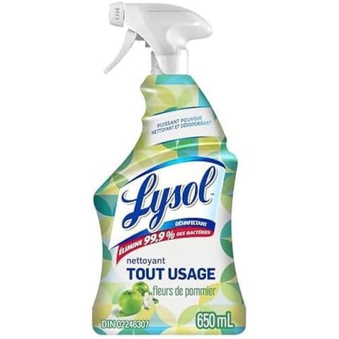 Lysol All Purpose Cleaner -Apple Blossom 22 Oz, 12/cs