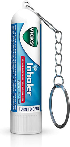 Vicks Inhaler w/Keychain 0.5 Ml, 24/cs.