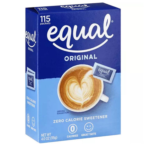 Equal Zero Calorie Sweetener Original 115 CT, 12/cs. EXP: 03/31/2027