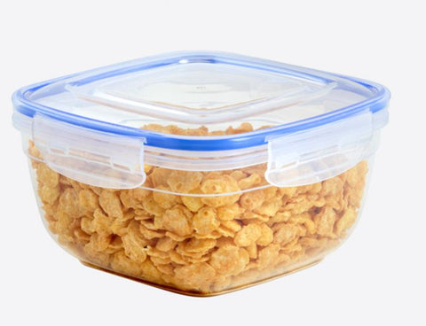 Plastic Seal Square Storage Container 1.5 LT, 12/cs.