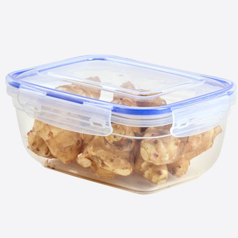 Plastic Rectangle Square Container 1.4 LT, 12/cs.