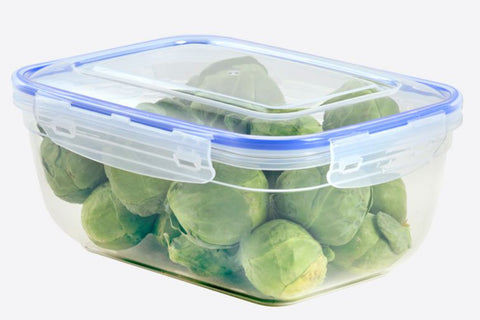 Plastic Seal Rectangular Storage Container 2.3 LT, 12/cs.