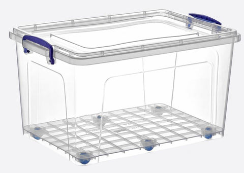 Plastic Clear Box 42 LT, 8/cs.