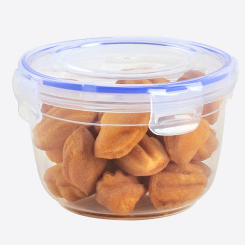Plastic Round Seal Storage Container 1.2 LT, 12/cs.