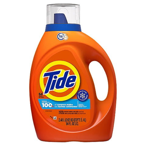 Tide Liquid Detergent -Original 64 Loads 84 Oz (2.48 L) , 4/cs.