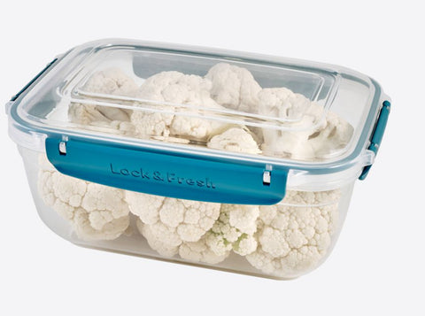 Plastic Seal Master Rectangle Storage Container 2.3 LT (78 Oz), 12/cs.