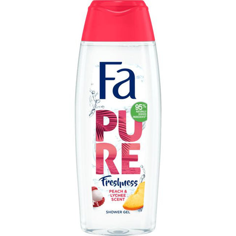 Fa Shower Gel -Exotic Peach & Lychee 250 Ml, 12/cs.