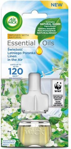 Airwick Oil Refill -Linen in the Air 1 CT,19 Ml, 6/cs.