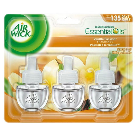 Airwick Scented Oil -Vanilla Passion 3 Pk, 6/cs.