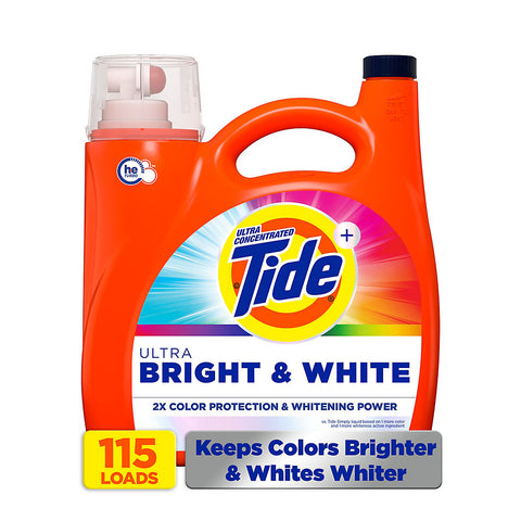 Tide Liquid Detergent -Ultra White 147 Oz , 4/cs.