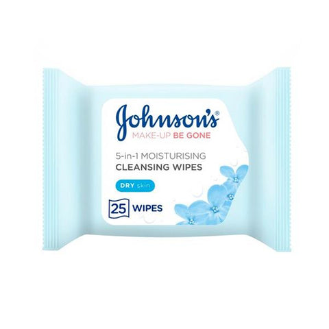 Johnsons Face Cleansing Wipes -Moisturising 25 Ct, 6/cs