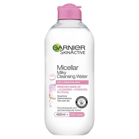 Garnier Micellar Milky Cleansing Water 400 Ml, 6/cs