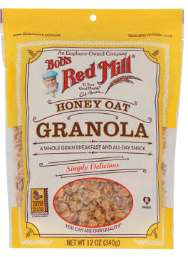 Bob'S Red Mill Honey Oat Granola 12 Oz, 4/cs. EXP: 12/18/2026