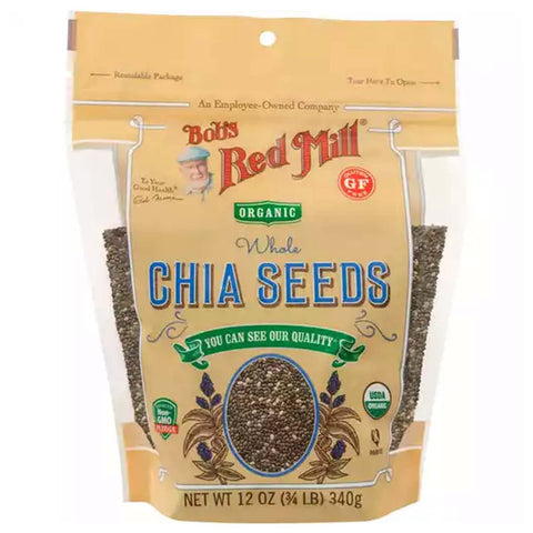 Bob's Red Mill Organic Chia Seed 12 Oz, 5/cs.  EXP: 01/07/2028
